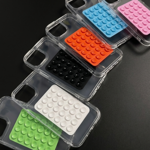 Silicone phone sunction