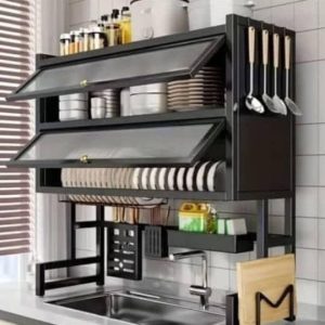 Over the Sink Double Layer Storage Rack