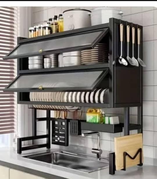 Over the Sink Double Layer Storage Rack