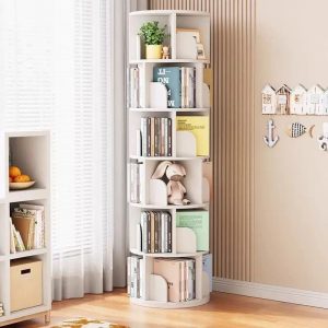 Multi-Tier Rotating Book shelf